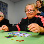 Community members at a family first event