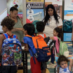 Community members at a family first event
